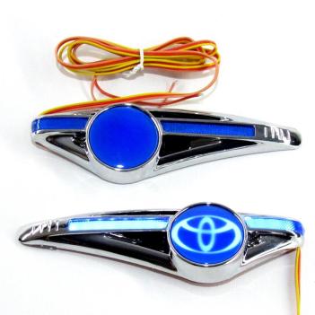 Toyota Logolu Mavi Ledli Yan Çamurluk Sinyali