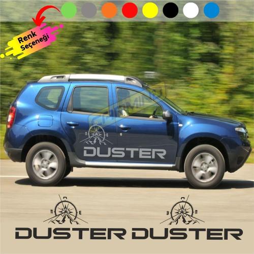 Dacia Duster Pusula Off Road Oto Sticker Set