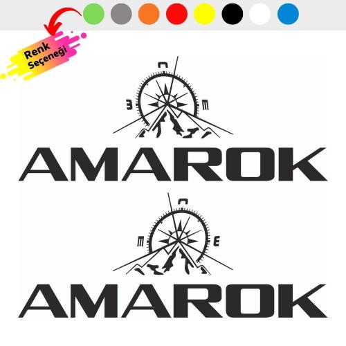 Volksvagen Amarok Pusula Off Road Oto Sticker Set