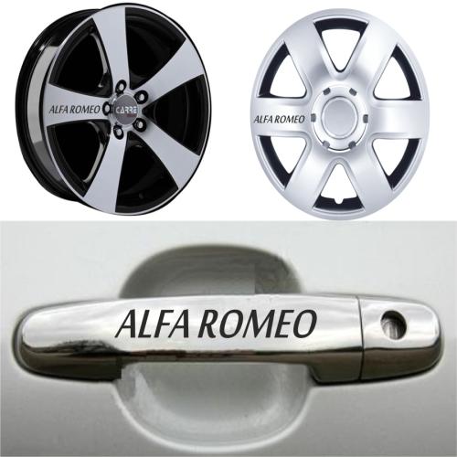 Alfa Romeo Kapı Kolu Jant Sticker (10 Adet)