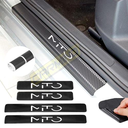 Alfa Romeo Mito Karbon Kapı Eşiği Sticker (4 Adet)