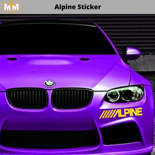 Alpine Oto Sticker