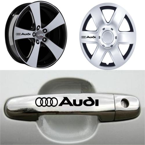 Audi Kapı Kolu Jant Sticker (10 Adet)