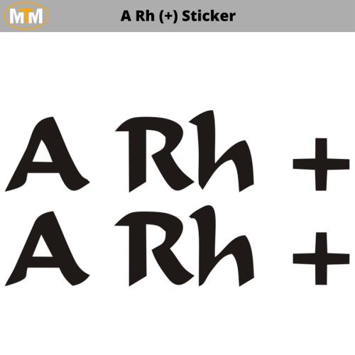 B Rh (-) Sticker