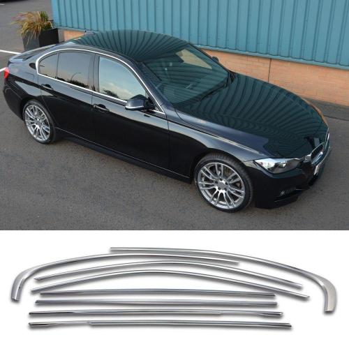 Bmw 3 Serisi F30 Krom Cam Çerçevesi Set 2012-2018 (8 Parça)