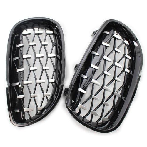 Bmw 5 Serisi E60 Diamond Ön Panjur Piano Black 2004-2009