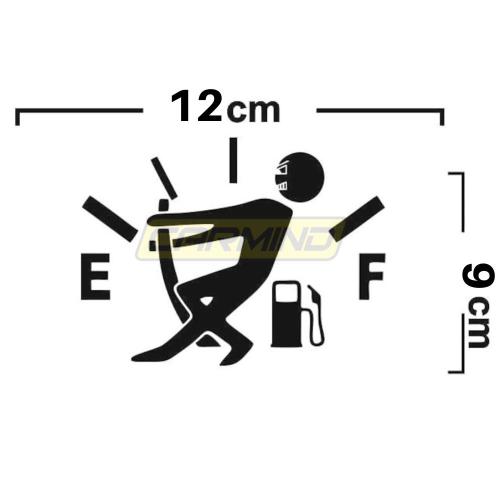 Carmind Araba Yakıt Deposu Kapağı Gösterge Sticker