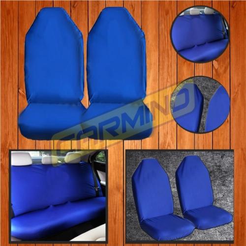 Carmind Mavi Ön Arka Takım Penye Servis Kılıfı