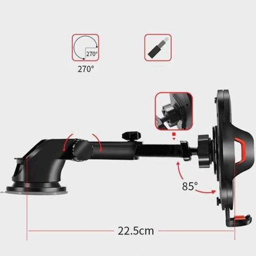 Carmind Uzayabilen Araç Telefon Tutucu Karbon HD05