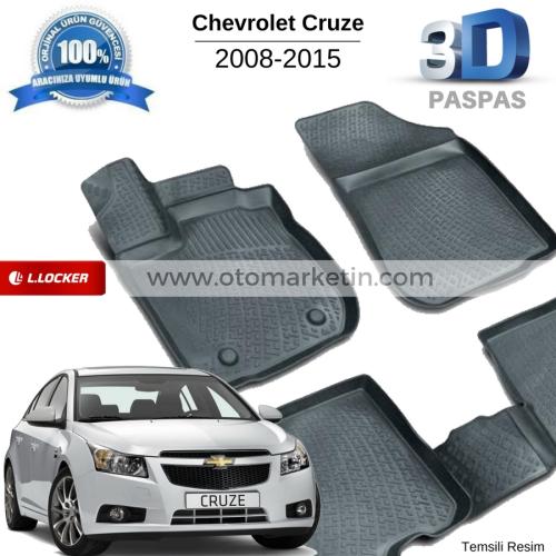 Chevrolet Cruze 3D Havuzlu Paspas 2008-2015