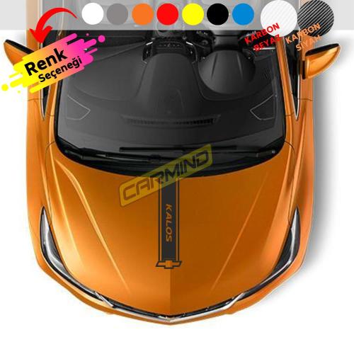 Chevrolet Kalos Kaput Şerit Sticker