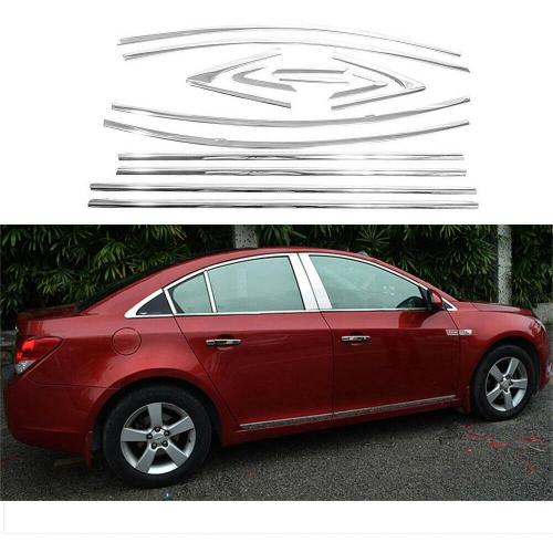 Chevrolet Cruze Sedan Krom Cam Çerçevesi Set 2009 Sonrası (14 Parça)