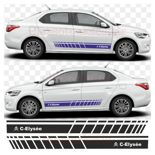 Citroen C-Elysee Yan Şerit Oto Sticker