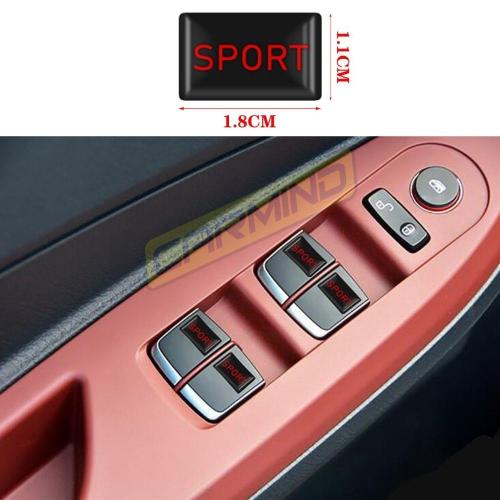 Citroen Jant Direksiyon Vites Sticker Set Kırmızı