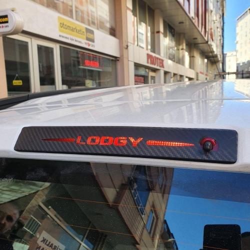 Dacia Lodgy Karbon Arka Fren Stop Lambası Sticker