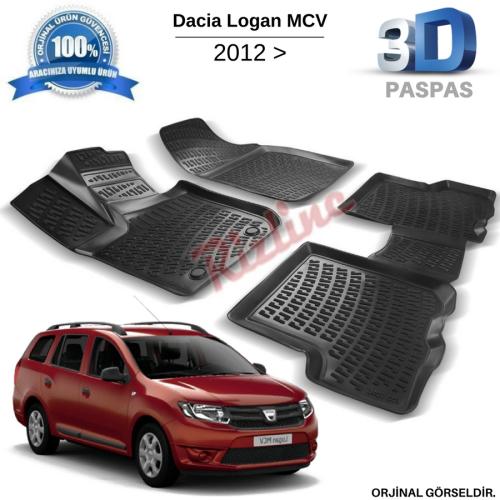 Dacia Logan MCV 3D Havuzlu Paspas 2012 Sonrası