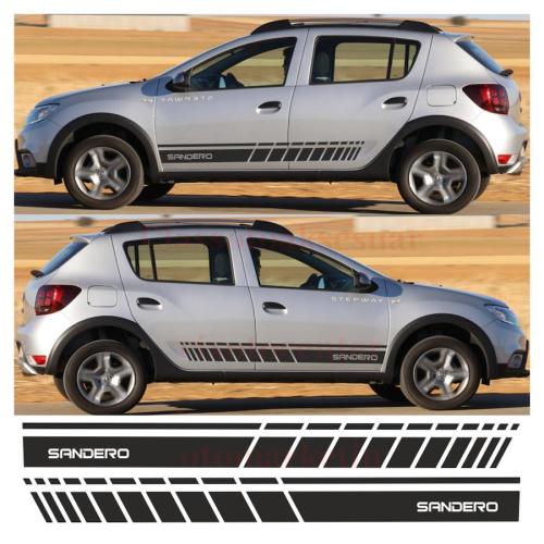 Dacia Sandero Yan Şerit Oto Sticker