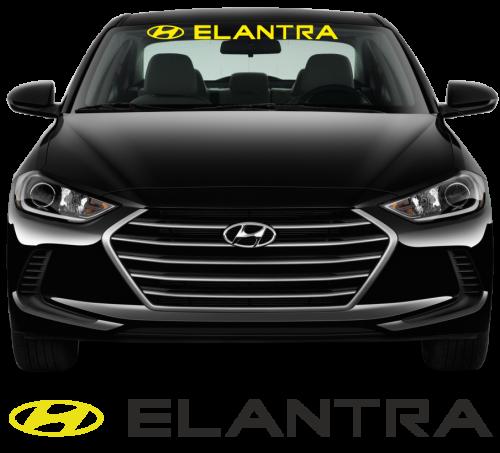 Elantra Ön Cam Oto Sticker