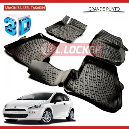 Fiat Grande Punto 3D Havuzlu Paspas 2006 Sonrası