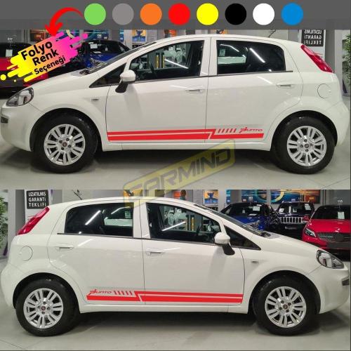 Fiat Punto Tjet Style Yan Şerit Sticker