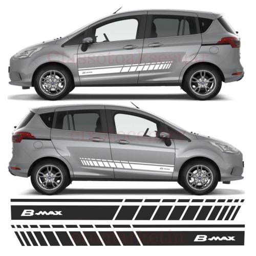 Ford B Max Yan Şerit Oto Sticker