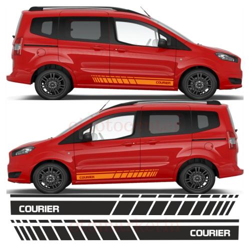 Ford Courier Yan Şerit Oto Sticker