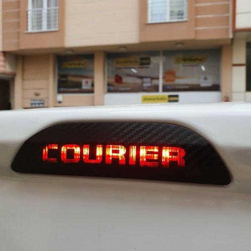 Ford Courier Karbon Arka Fren Stop Lambası Sticker