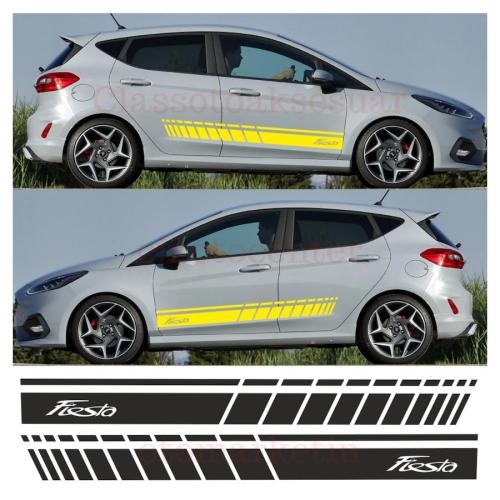 Ford Fiesta Yan Şerit Oto Sticker