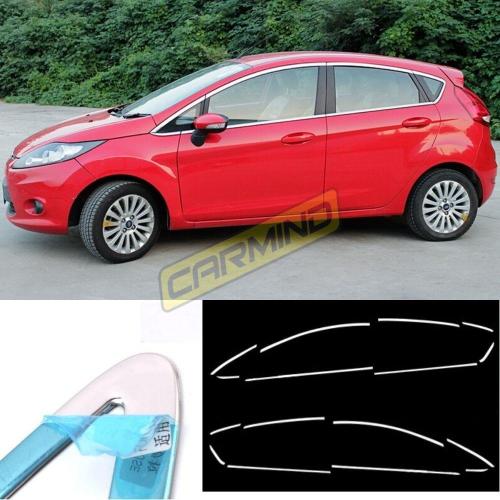 Ford Fiesta Krom Cam Çerçevesi Set 2009-2017 (16 Parça)