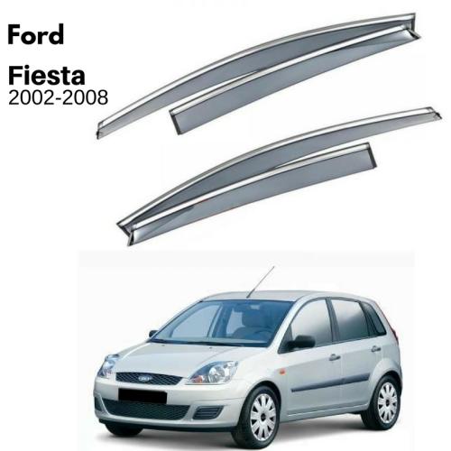 Ford Fiesta Krom Çıtalı Cam Rüzgarlığı 2002-2008