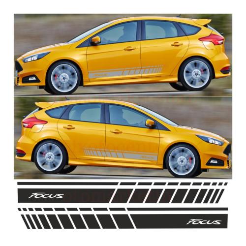 Ford Focus Yan Şerit Oto Sticker