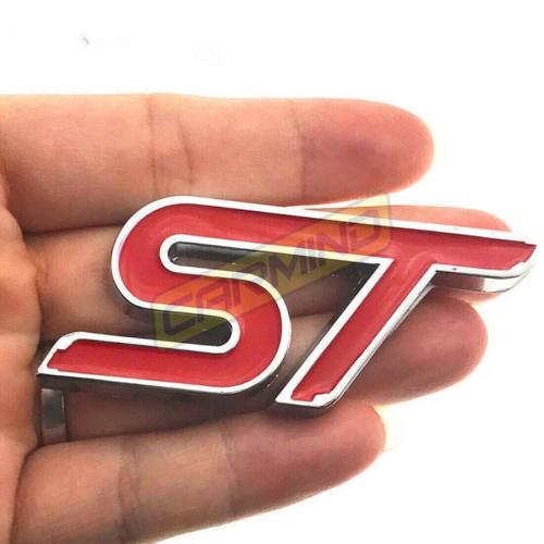 Ford ST Kırmızı Metal Bagaj Arma