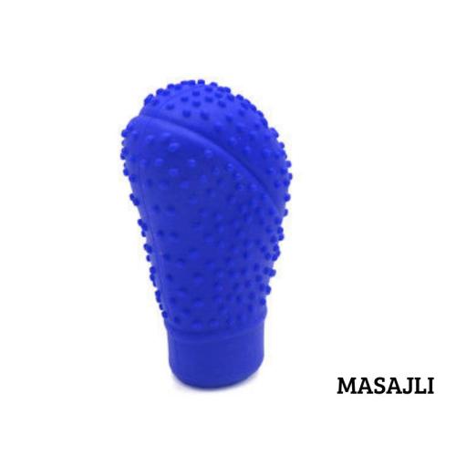 Gmax Mavi Oval Silikon Vites Topuzu Kılıfı