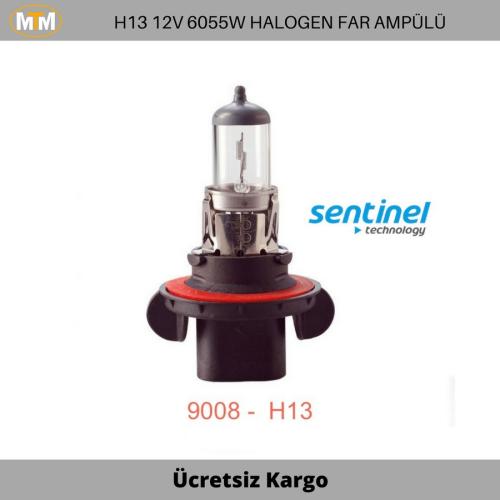 Sentinel H13 Halogen Far ve Sis Ampülü 12V 60-55W