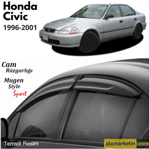 Honda Civic Uyumlu Cam Rüzgarlığı 1996-2001