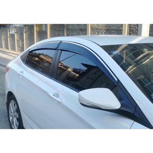 Hyundai Accent Blue Krom Çıtalı Cam Rüzgarlığı 2011-