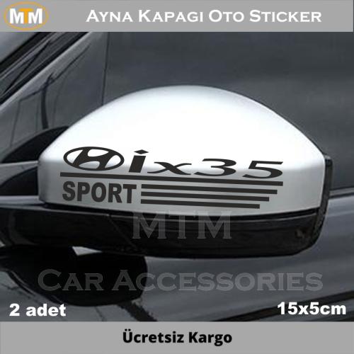 Hyundai İx35 Ayna Kapağı Oto Sticker (2 Adet)