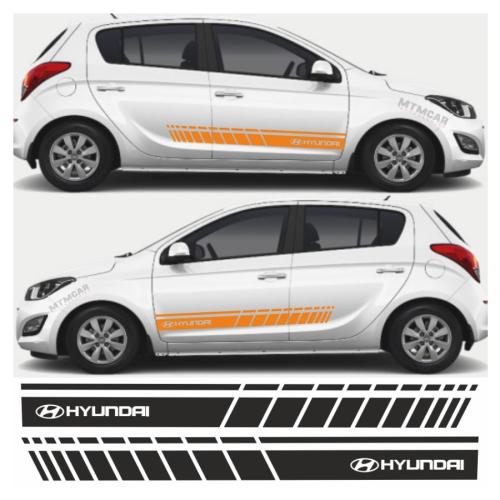 Hyundai İ30 Yan Şerit Oto Sticker