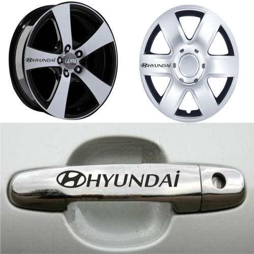 Hyundai Kapı Kolu Jant Sticker (10 Adet)