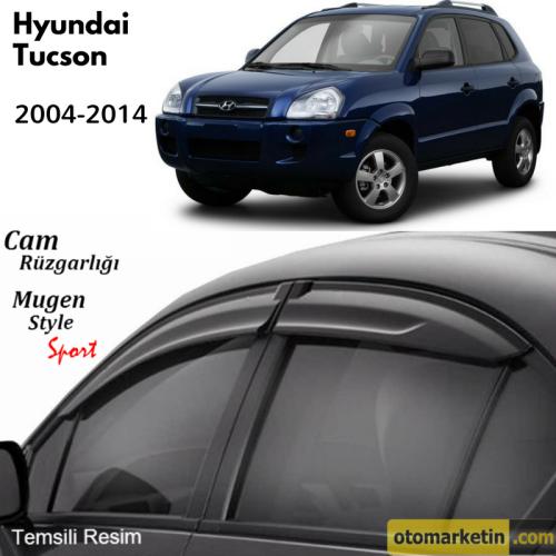 Hyundai Tucson Mugen Cam Rüzgarlığı 2004-2014
