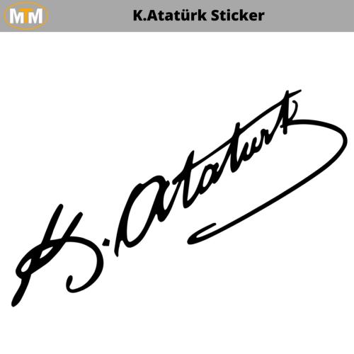 Kemal Atatürk Oto Sticker
