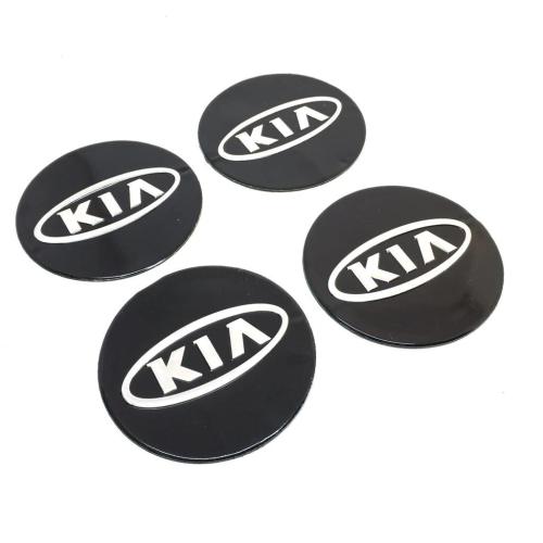 Kia Alüminyum Jant Göbeği Yapıştırma 55mm (4 Adet)