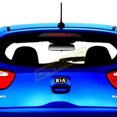 Kia Rio HB Karbon Arka Fren Stop Lambası Sticker 2011-2017