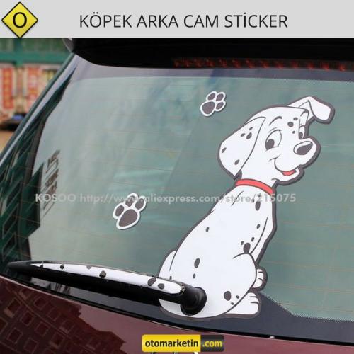 Köpek Arka Cam Sticker