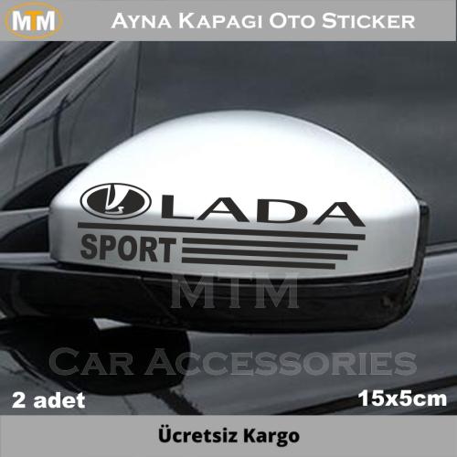 Lada Ayna Kapağı Oto Sticker (2 Adet)