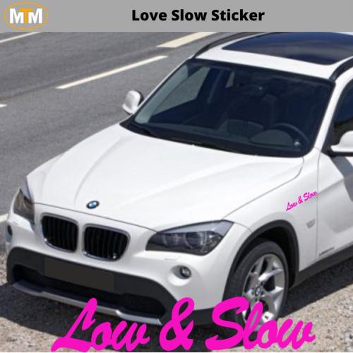 Love Slow Oto Sticker