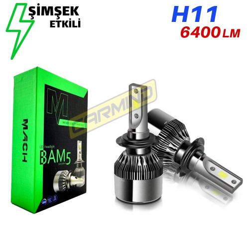 Mach BAM5 H11 Led Xenon Şimşek Etkili 6400 LM