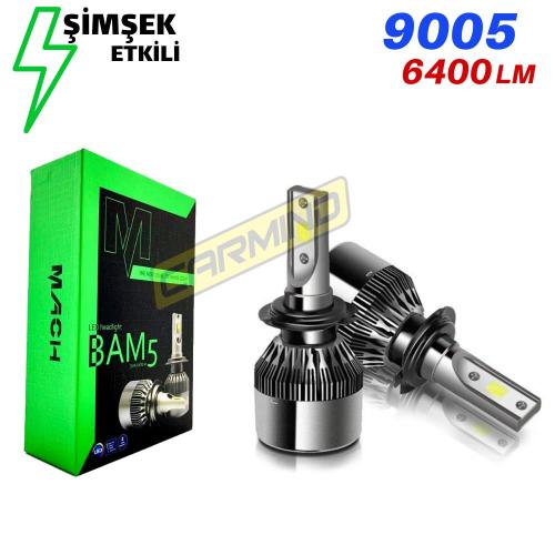 Mach BAM5 9005 Led Xenon Şimşek Etkili 6400 LM