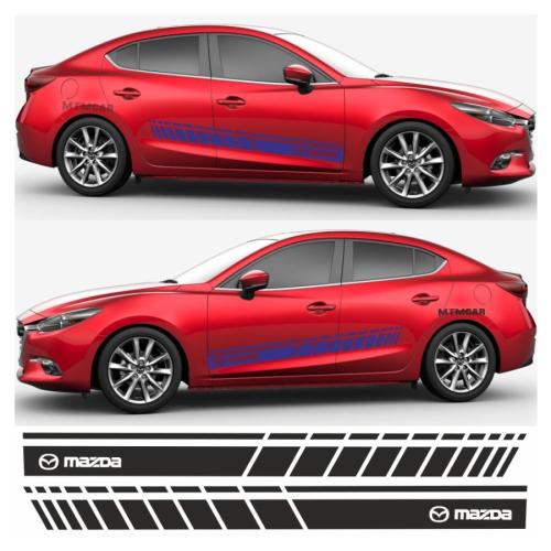 Mazda Yan Şerit Oto Sticker