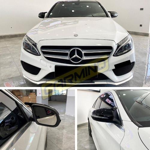 Mercedes C Serisi W205 Batman Ayna Kapağı Piano Black 2015-2020